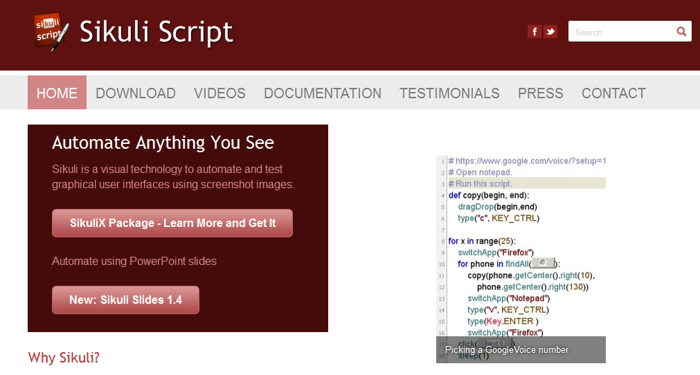 screenshot sikuli